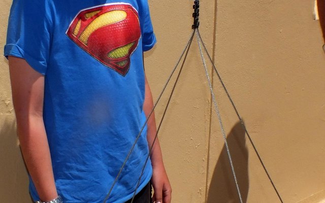 Nog ‘n nuwe Juniorlid van die klub, Hennie Groenewald tydens die inweegsessie 